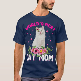 Weltbeste Cat-Mama Sonniger Muttertag T-Shirt