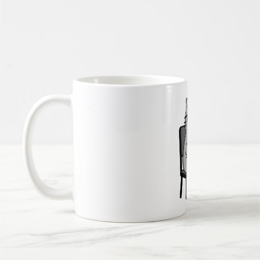 Weltbeste CEO - Smug Gray Cat Tasse (Links)