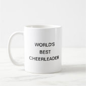 Weltbeste Cheerleader Kaffeetasse (Links)