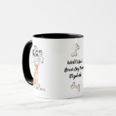 Weltbeste CHIHUAHUA DOG-MAMA Personalisierter Spaß Tasse (Vorderseite Links)