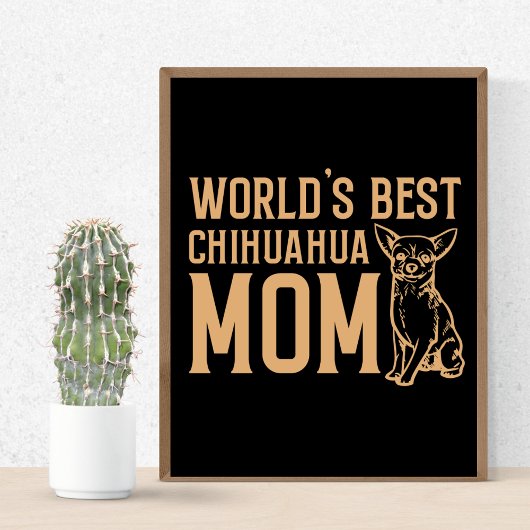 Weltbeste Chihuahua-Mama Poster