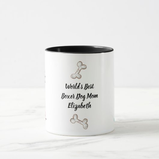 Weltbeste COCKER-SPANIEL-DOG-MAMA Personalisiert Tasse (Zentrum)