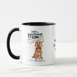 Weltbeste COCKER-SPANIEL-DOG-MAMA Personalisiert Tasse
