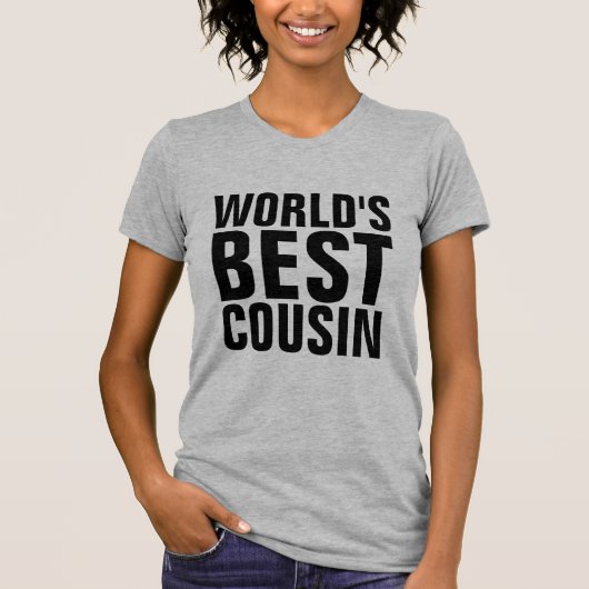 WELTBESTE COUSIN-T - Shirt (Vorderseite)