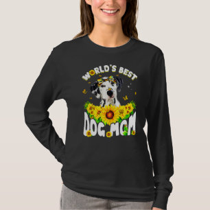 Weltbeste Dalmatiner-Hunde-Mama Sonniger Muttertag T-Shirt