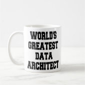 Weltbeste Datenarchitektur Kaffeetasse (Links)