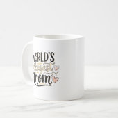 Weltbeste Durchschnittmutter Kaffeetasse (Vorderseite Links)