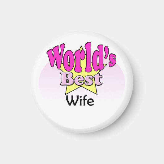 Weltbeste Ehefrau Magnet (Vorne)