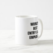 Weltbeste Einsteiger-Mitarbeiter Kaffeetasse (VorderseiteRechts)