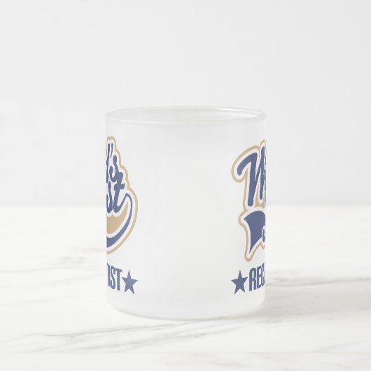 Weltbeste Empfangsdame Mattglastasse (Mittel)