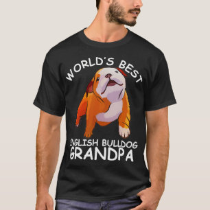 Weltbeste englische Bulldog Großvater Funny Dog Li T-Shirt