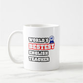 Weltbeste Englischlehrerin Kaffeetasse (Links)