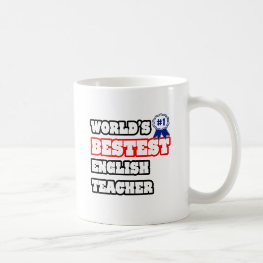Weltbeste Englischlehrerin Kaffeetasse (Rechts)