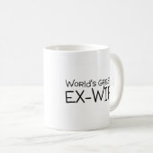 Weltbeste ex Ehefrau Kaffeetasse (VorderseiteRechts)