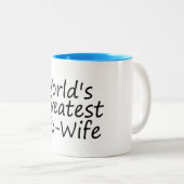 Weltbeste Ex-Ehefrau Zweifarbige Tasse (VorderseiteRechts)