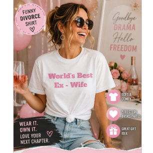 Weltbeste Ex-Frau Lustiger Scheidungshumor T-Shirt