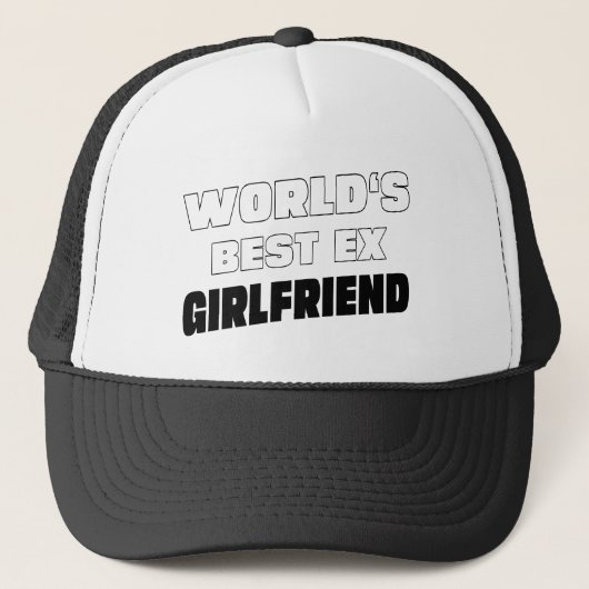 WELTBESTE EX GIRLFRIEND-Geschenke für das beste Ex Truckerkappe (Vorderseite)