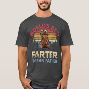 Weltbeste Farter I Gemein Vater Vintager Bär Dri T-Shirt