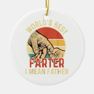 Weltbeste Farter-I-Gemeiner Vater Tag Vater Gesche Keramik Ornament