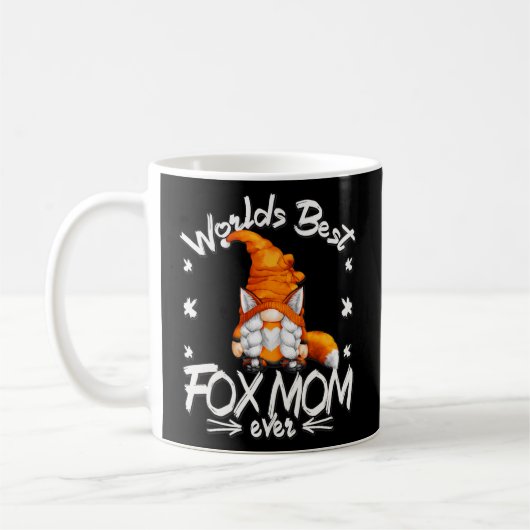 Weltbeste Fox-Mama für Frauen & Mama mit einzigart Kaffeetasse (Links)