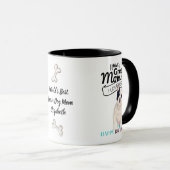 Weltbeste FRENCHIE-DOG-MAMA Personalisierter Spaß Tasse (VorderseiteRechts)