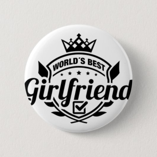 WELTbeste FREUNDIN Button (Vorderseite)