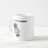 Weltbeste Friseur-Geschenke Kaffeetasse (Vorderseite Links)