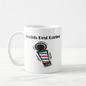 Weltbeste Friseur-Geschenke Kaffeetasse (Links)