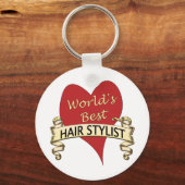 Weltbeste Friseurin Schlüsselanhänger (Vorderseite)