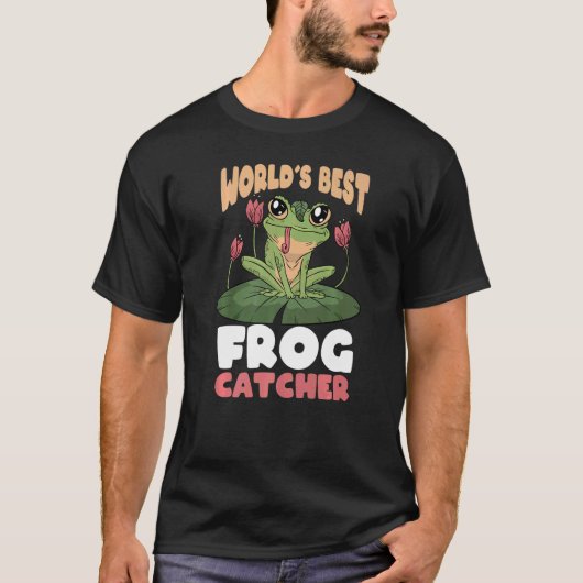 Weltbeste Froschfänger Junge und Mädchen 8 T-Shirt (Vorderseite)