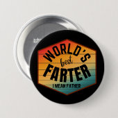 WELTBESTE FRÜHER I GEMEINER VATER BUTTON (Vorne & Hinten)