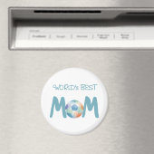Weltbeste Fußballmutter Muttertag Geschenk Magnet (In Situ (Geschirrspüler))