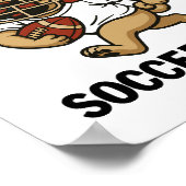 WELTBESTE FUSSBARE MAMA - MOPS PLAYER POSTER (Ecke)