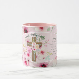 Weltbeste GODMOTHER-TASSE POEM, Personalisiert Tasse