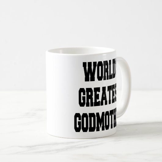 Weltbeste Godmutter Kaffeetasse (VorderseiteRechts)