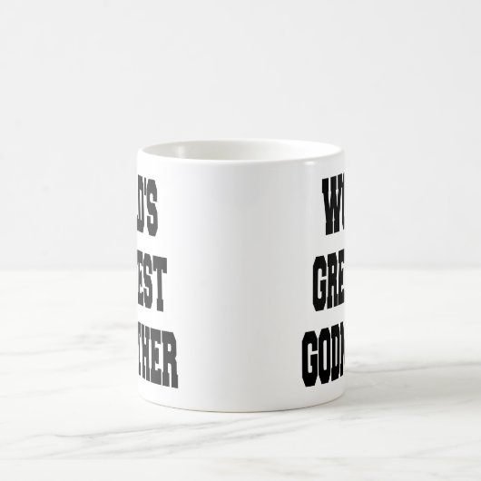 Weltbeste Godmutter Kaffeetasse (Mittel)