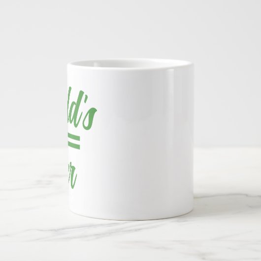 Weltbeste Golfer-Vater-Tasse - Riesenkaffee Jumbo-Tasse (Vorderseite)