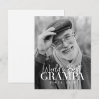 Weltbeste Grampa seit 20XX Modernes Chic Foto