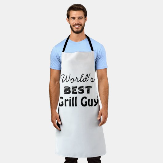 Weltbeste Grill-Typ-Zitat: Männerlange Schürze (Getragen)
