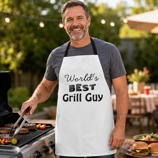 Weltbeste Grill-Typ-Zitat: Männerlange Schürze