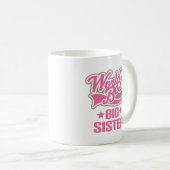Weltbeste große Schwester Kaffeetasse (VorderseiteRechts)