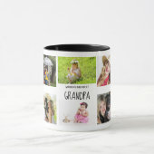 Weltbeste Großkinder FotoCollage Tasse (Zentrum)