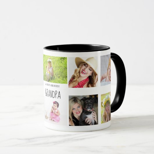 Weltbeste Großkinder FotoCollage Tasse (VorderseiteRechts)