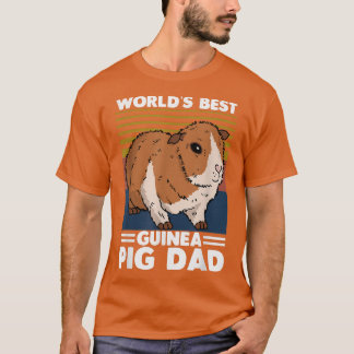 Weltbeste GUINEA PIG Vater Niedliche Liebe für Hau T-Shirt