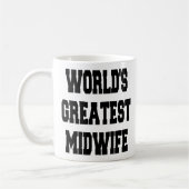 Weltbeste Hebamme Kaffeetasse (Links)