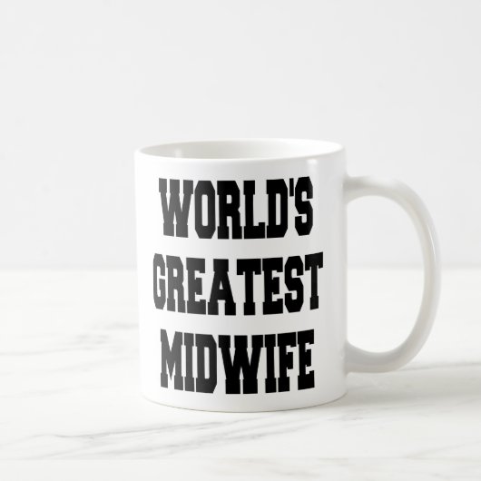 Weltbeste Hebamme Kaffeetasse (Rechts)