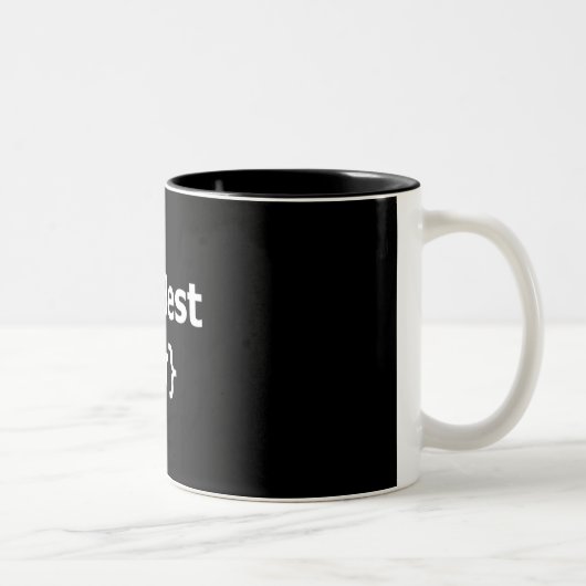 Weltbeste Heiler-Tasse Zweifarbige Tasse (Rechts)