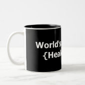 Weltbeste Heiler-Tasse Zweifarbige Tasse (Links)