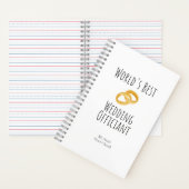 Weltbeste Hochzeitsmitarbeiter - SpiralNotebook Notizblock (Innen)