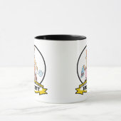 WELTBESTE HUBBY MEN CARTOON TASSE (Zentrum)